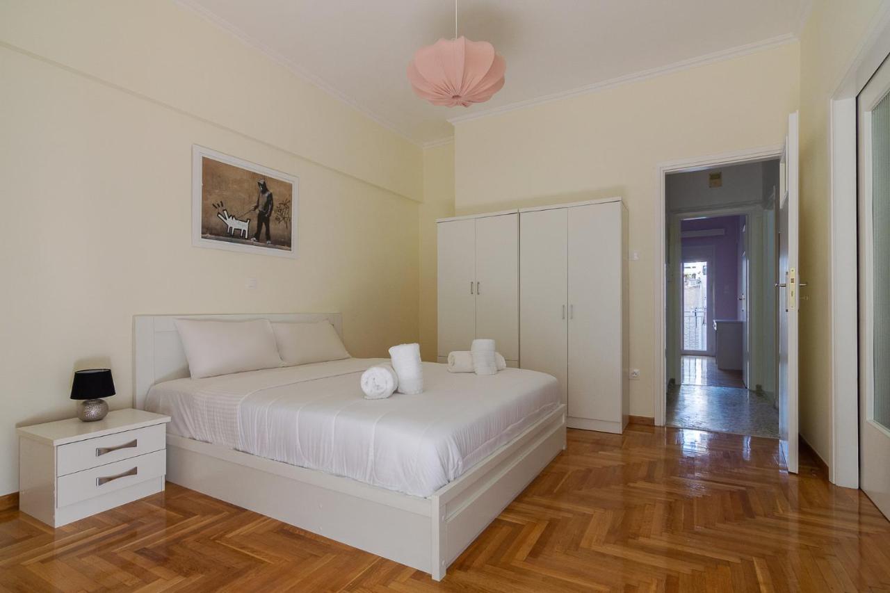 Bright And Spacious 2-Bedrooms Apartment In 아테네 외부 사진
